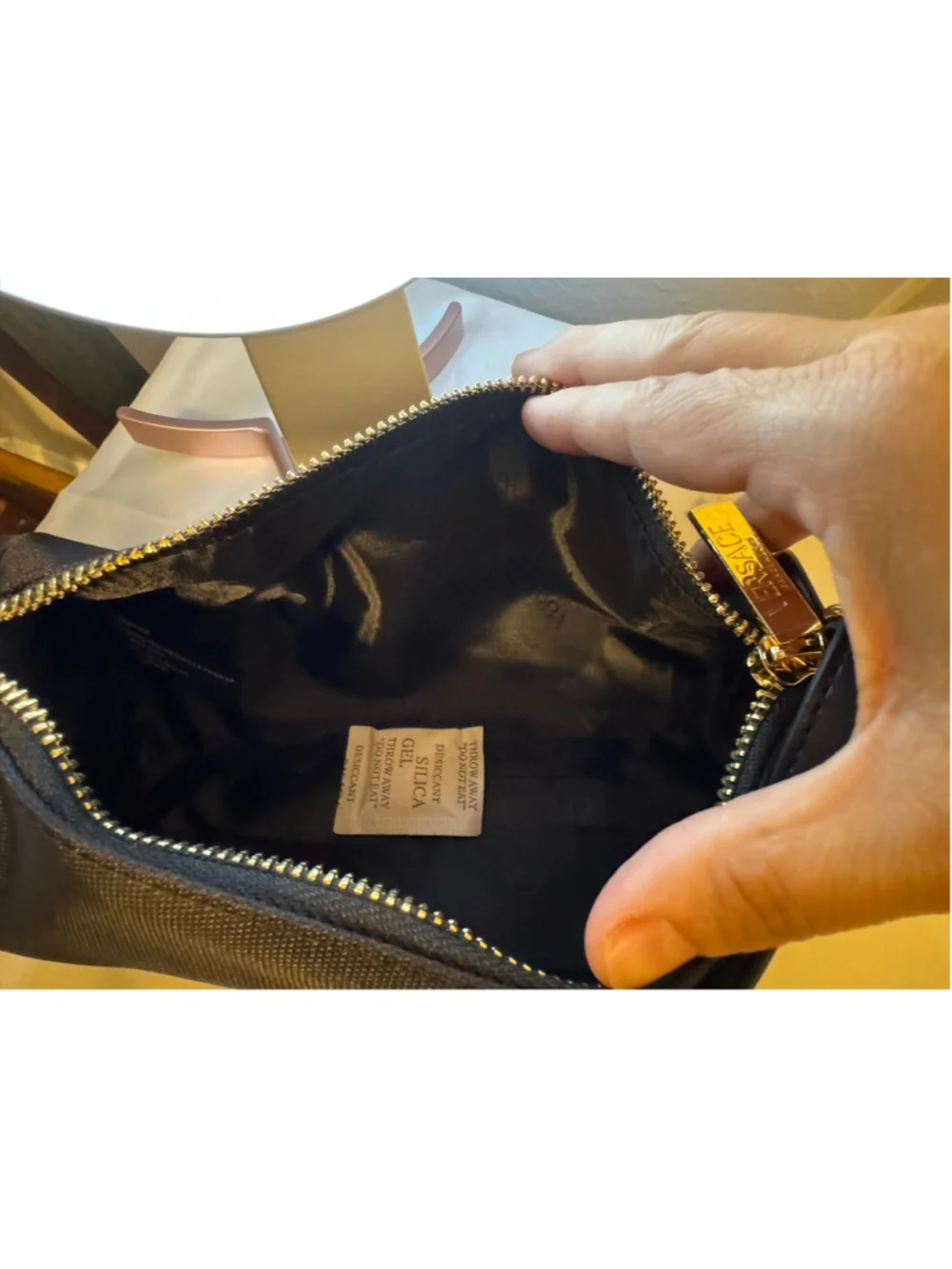 Versace Mini Barrel shoulder bag